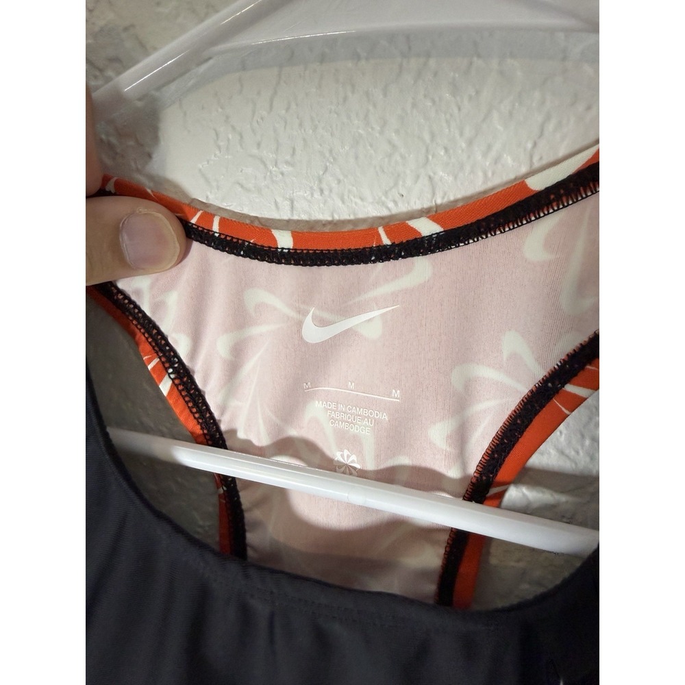 NWOT Nike Swim Top Black Size Medium NEW Zip - Picture 4 of 8